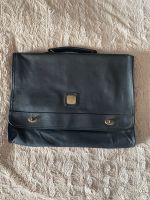 Vintage Leder Tasche für pc/Bücher schwarz Bayern - Günzburg Vorschau