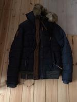 Blaue, gefütterte Winterjacke „lecker mädsche“ von naketano Frankfurt am Main - Gallusviertel Vorschau