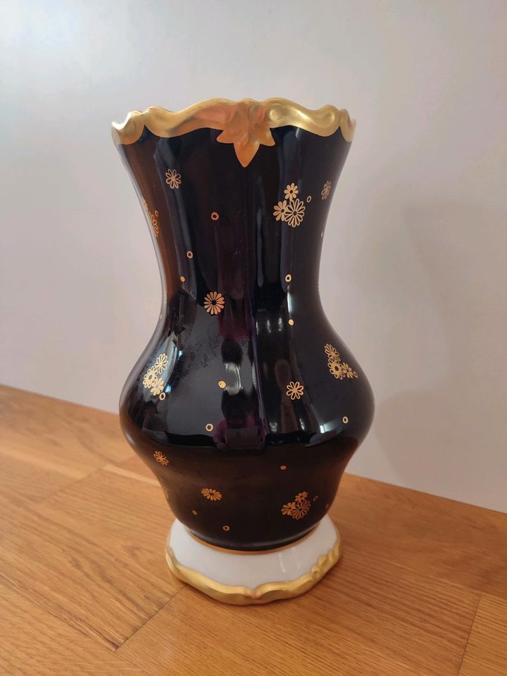 Vase Echt Kobalt 26cm hoch in Sonneberg