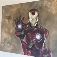 Iron Man Acryl auf Leinwand 110x90cm Marvel Disney Sachsen - Coswig Vorschau