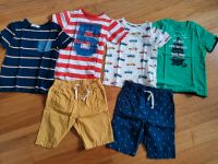 Tshirts Shorts Paket H&M 122/128 Top Thüringen - Hildburghausen Vorschau