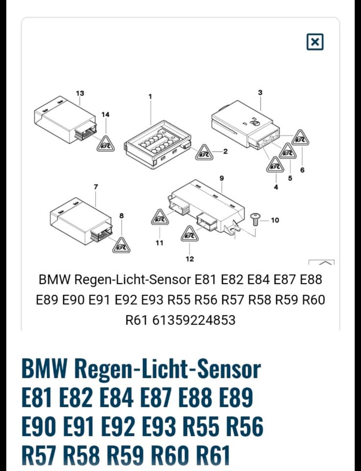 BMW Regenlichtsensor NEU BMW Ersatzteile Licht  Sensor in Frickenhausen