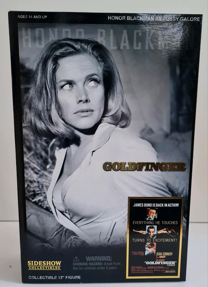 Sideshow 12" James Bond " Goldfinger" Honor Blackman- Pussy Galor in Mechernich