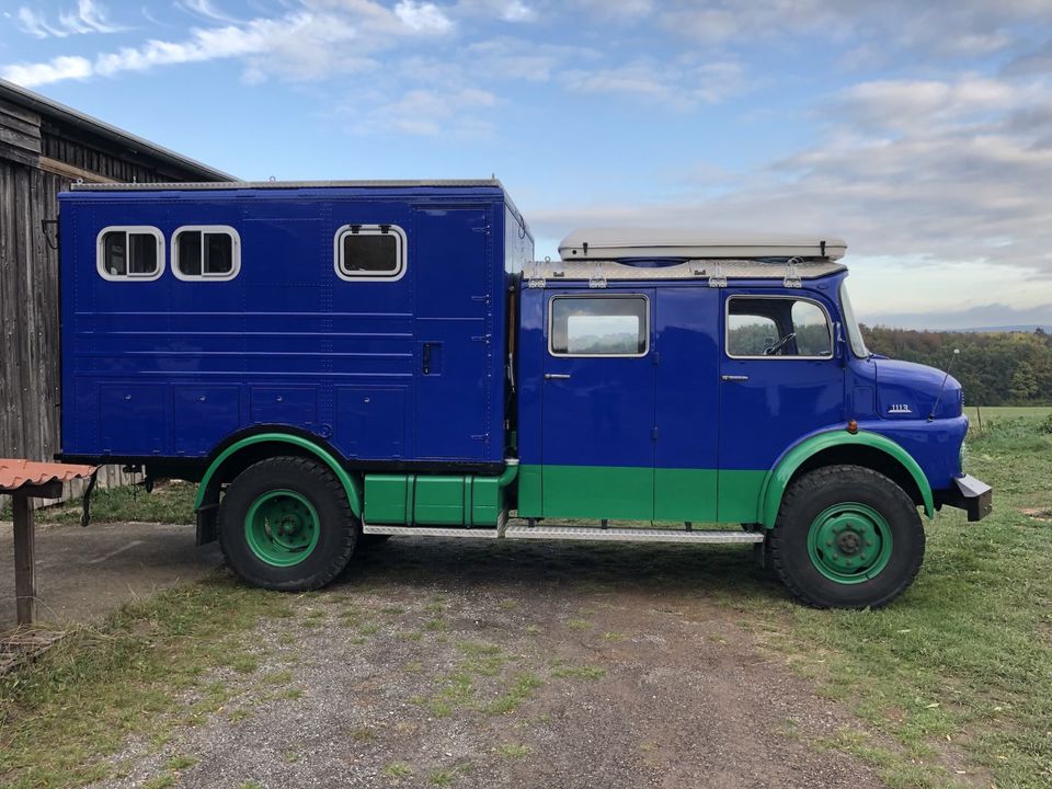 Mercedes Expeditionsfahrzeug / Camper 4x4, Kurzhauber LAF 1113 in Göttingen