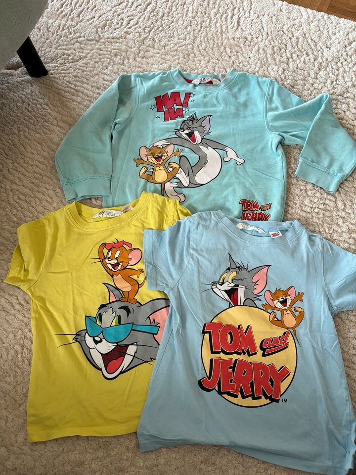 Tom and Jerry Set Pullover und T-Shirts Gr. 110/ 116 in Lemgo