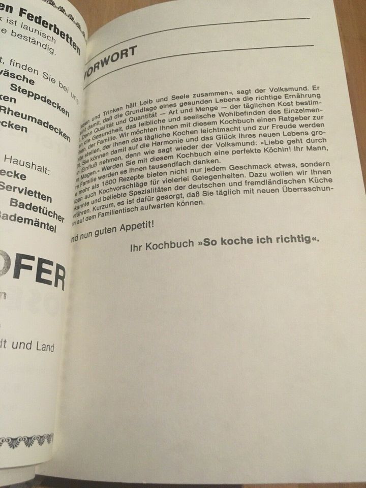 So koche ich richtig Sebastian Fischer 1985 Kochbuch moderne Frau in Pirmasens