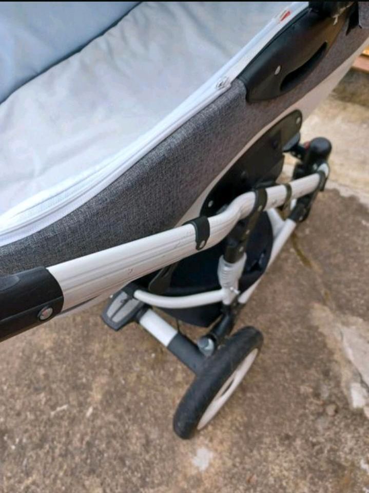 Sehr schöner Kinderwagen "adbor" mit Babyschale in Ludwigslust