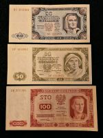 Banknoten Polen 20 - 50 - 100 Zlotych- Zloty Hessen - Wiesbaden Vorschau