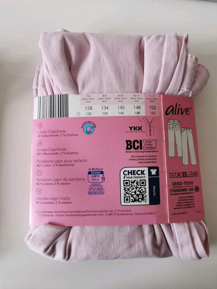 Alive Aldi Kinder Bermuda / Caprihose Gr. 152 in Rengsdorf