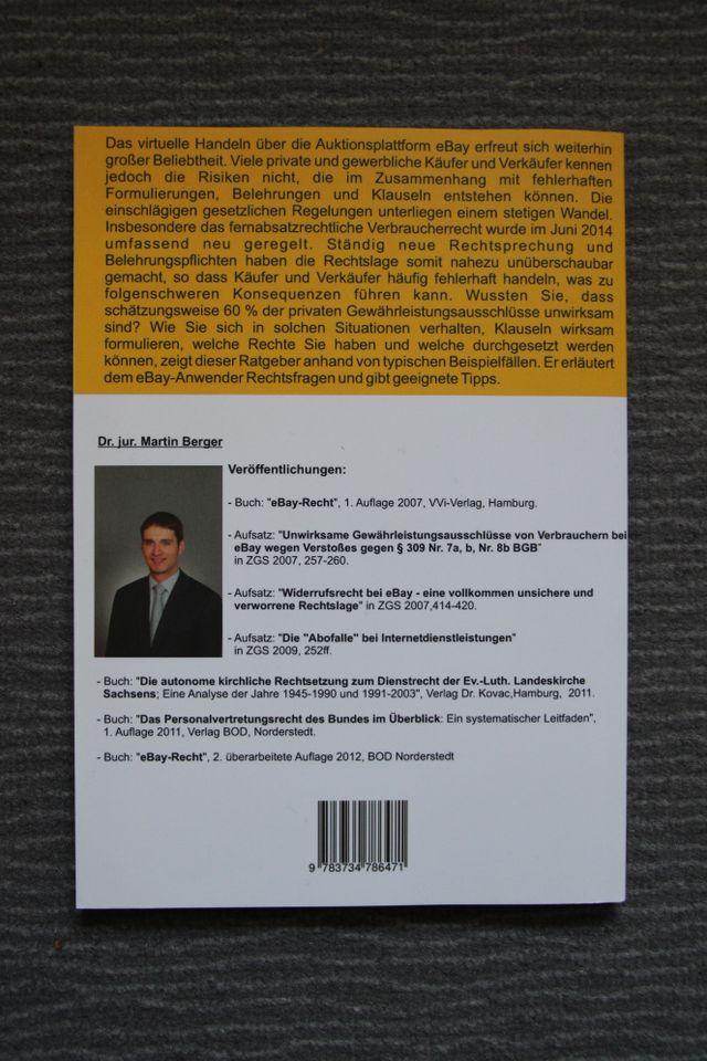 eBay-Recht von Martin Berger (2015) in Kaufbeuren