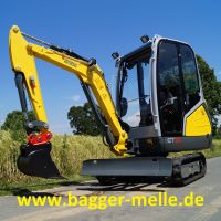 Bagger leihen 3 Tage Minibagger mieten am Wochenende Fr, Sa + So Niedersachsen - Melle Vorschau