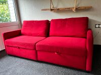 Schlaf Couch Sofa mit schlaffunktion rot Nordrhein-Westfalen - Kevelaer Vorschau