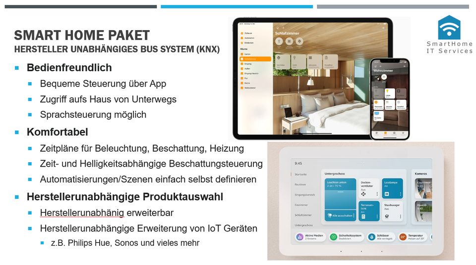 Smarthome KNX KOMPLETTPAKET Festpreis mit App Apple / Alexa in Velpke