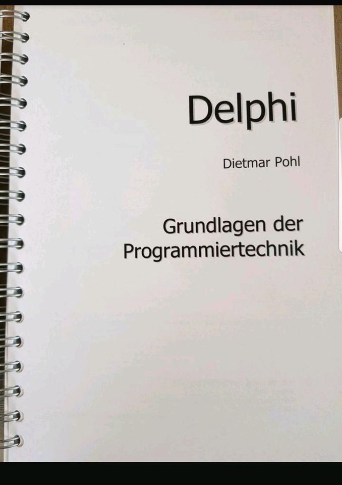 Delphi Grundlagen der Programmiertechnik ISBN 978 3 928881 23 4 in Wadern