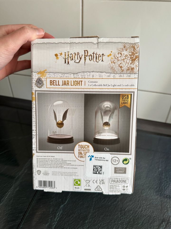 Harry Potter Bell Jar Light Goldener Schnatz Lampe in Castrop-Rauxel