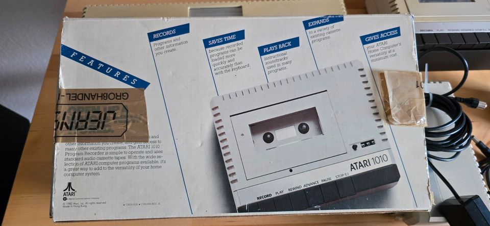 Ataris 600XL mit Speichererweiterung 1064 64K Datakassette 1010 in Göttingen