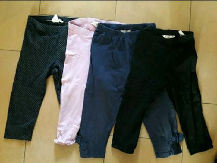 Leggins kurz Mädchen Radler Hosen Paket 122 Mädchen Capri in Dresden