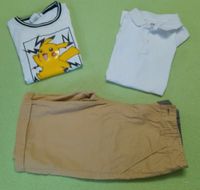 3 tlg set Jungs,Poloshirt,pokemon,pikachu,shorts,gr. 146-152 Nordrhein-Westfalen - Schwalmtal Vorschau