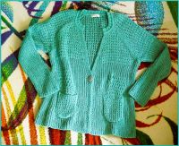 weiche Strickjacke Cardigan meerblau-türkis ❤ Gr. XL ★ Neu! ★ Kr. München - Unterföhring Vorschau