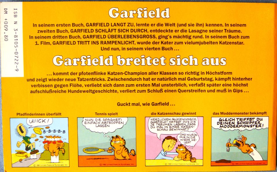 Garfield breitet sich aus Band 4 Jim Davis 1985 Krüger Comic in Berlin