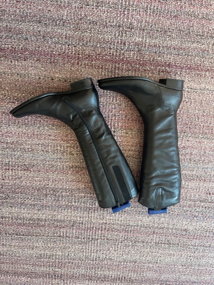 Gabor schwarze Stiefel Gr 38,5 Leder Neu in Frechen