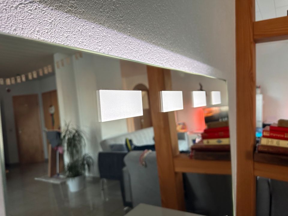 Wandspiegel Badspiegel LED Spiegel mit Beleuchtung 70x50cm in Schwäbisch Hall