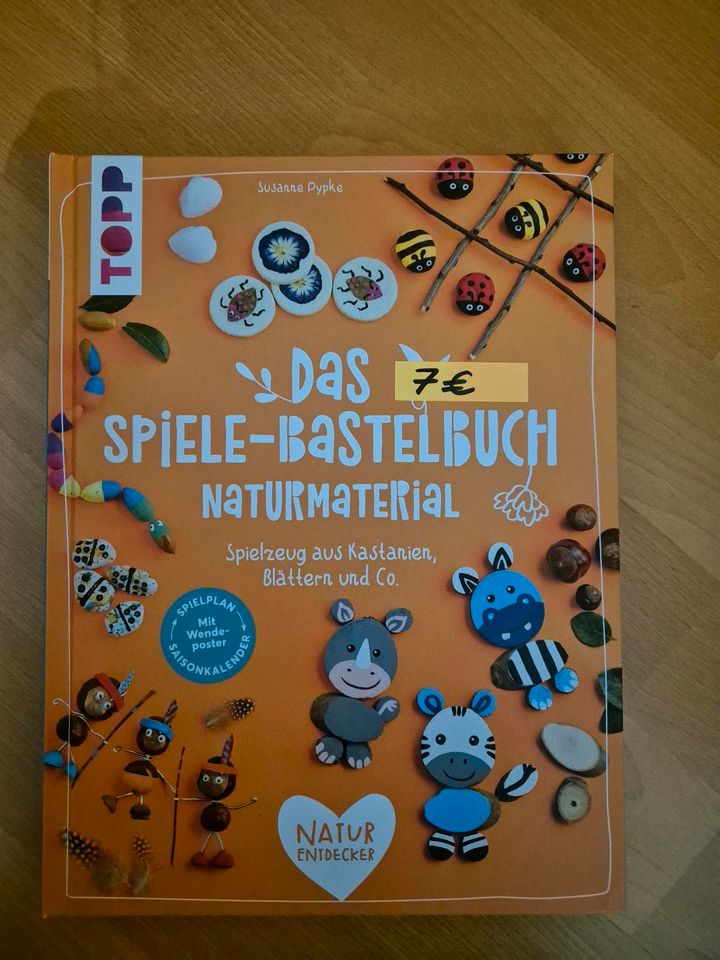 Das Spiele-Bastelbuch Naturmaterial Topp in Rust