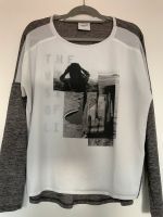 Langarmshirt, Vero Moda, weiß/grau meliert, Gr. M Bayern - Syrgenstein Vorschau