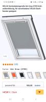 Velux Verdunkelungsrollo innen grau 117x122cm Bayern - Güntersleben Vorschau