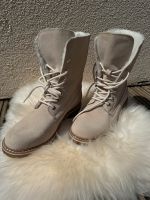 NEU - Tamaris Schnürstiefelette m. Wolle |Farbe: Beige |Größe: 40 Niedersachsen - Ostrhauderfehn Vorschau