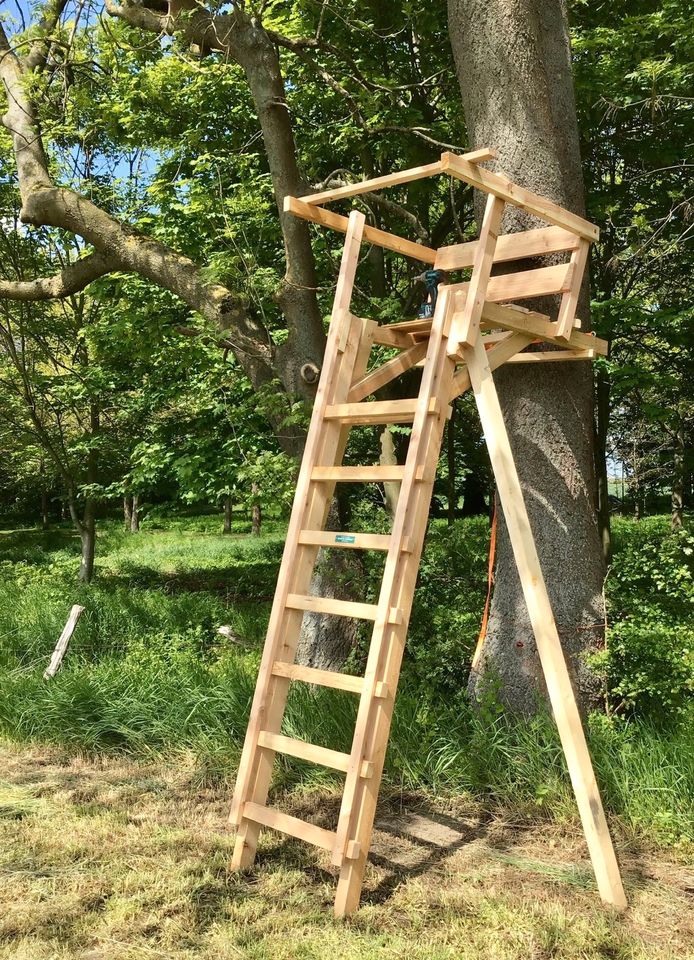 Hochsitz Ansitzkanzel Ansitzleiter Ansitzbock Drückjagdbock Jagd in Jühnde