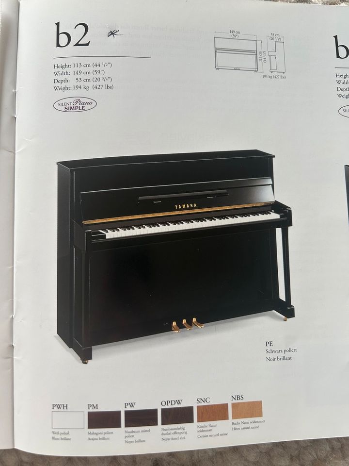 Klavier Yamaha B2 in Emsdetten