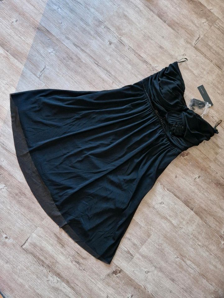 Esprit EDC Abi Ballkleid Kleid Abendkleid schwarz NEU M L 38 40 in Witten