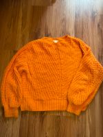 Oranger Strickpullover für die Sommernächte Wandsbek - Hamburg Eilbek Vorschau