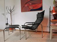 Hans Eichenberger Design Sessel leder vintage Chrom Niedersachsen - Braunschweig Vorschau