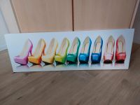 Wandbild mit bunten High Heels, 118 x 40 x 2 cm Niedersachsen - Gifhorn Vorschau