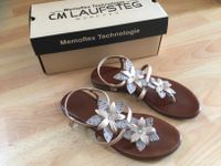 CM Laufsteg Sandalen mit Glizerblumen, Zehensteg Sachsen - Sehmatal-Cranzahl Vorschau