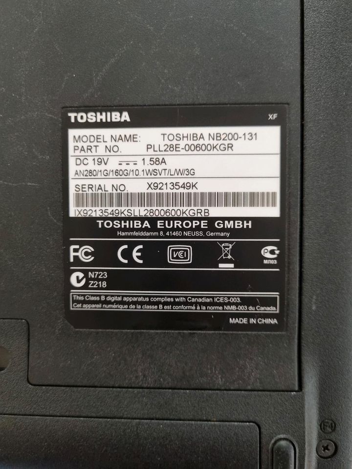 Netbook Toshiba in Wendlingen am Neckar