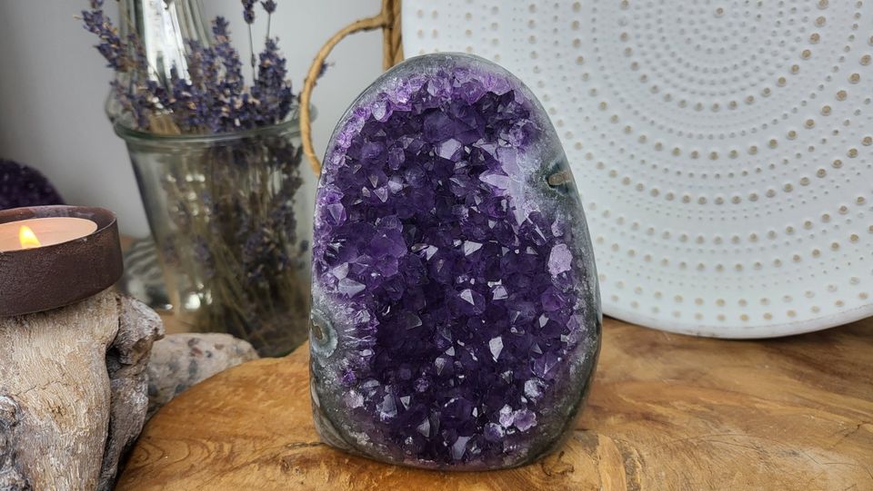 Amethystdruse Amethyst Druse Cluster Stufe Achat Quarz Heilsteine in Minden