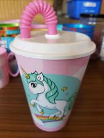 Unicorn Trinkbecher mit Halm 430ml Nordrhein-Westfalen - Rheine Vorschau