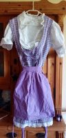 schönes Dirndl, violett/weiß, Gr. 44 mit Bluse und Schürze Niedersachsen - Bad Gandersheim Vorschau