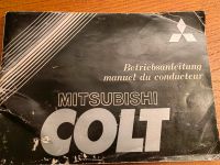 Mitsubishi COLT - Betriebsanleitung 1979 - 78 Seiten D / F Mitte - Tiergarten Vorschau