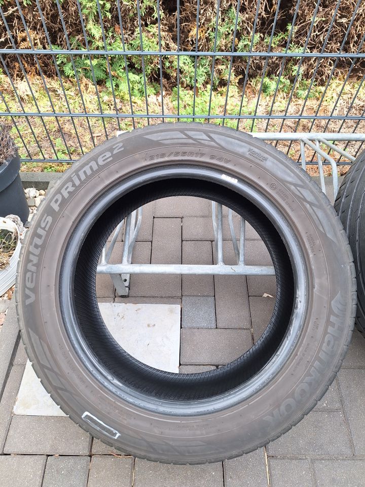 2x Sommerreifen Hankook Ventus Prime 2 215/55 R17 94V ca. 5mm+ in Berlin