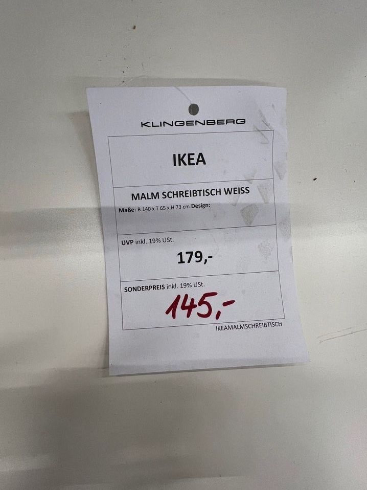 Ikea Schreibtisch Malm weiss in Hannover