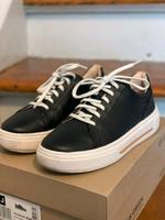 Clark's Leder Sneaker, neuwertig, schwarz, Größe 39.5 Rheinland-Pfalz - Grünstadt Vorschau