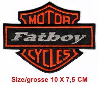 HARLEY DAVIDSON FATBOY Aufnäher patch Nordrhein-Westfalen - Emmerich am Rhein Vorschau