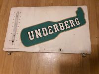 Altes UNDERBERG Blechschild mit Thermometer Baden-Württemberg - Karlsruhe Vorschau