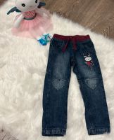 Tolle Jeans Thermo Hello Kitty Gr.104 Rheinland-Pfalz - Hettenleidelheim Vorschau