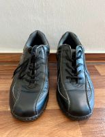 Schwarze Schuhe in Lederoptik Größe 43 Sachsen-Anhalt - Staßfurt Vorschau