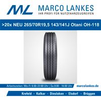 >20 NEUREIFEN 265/70R19,5 143/141J OTANI OH-118 Nordrhein-Westfalen - Krefeld Vorschau